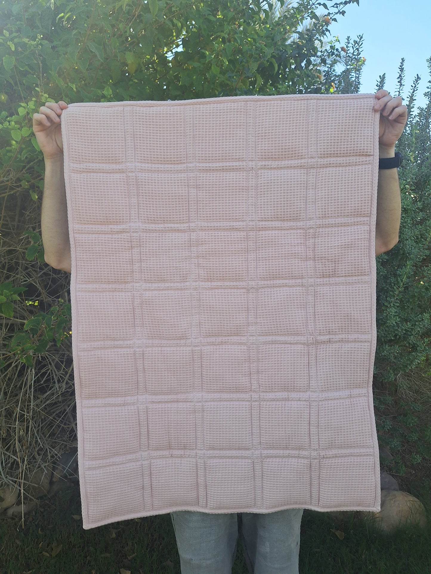 שמיכת טלאים לתינוק- ברווזים