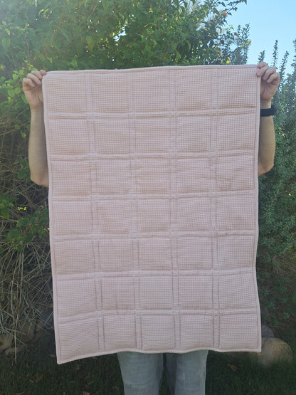 שמיכת טלאים לתינוק- ברווזים